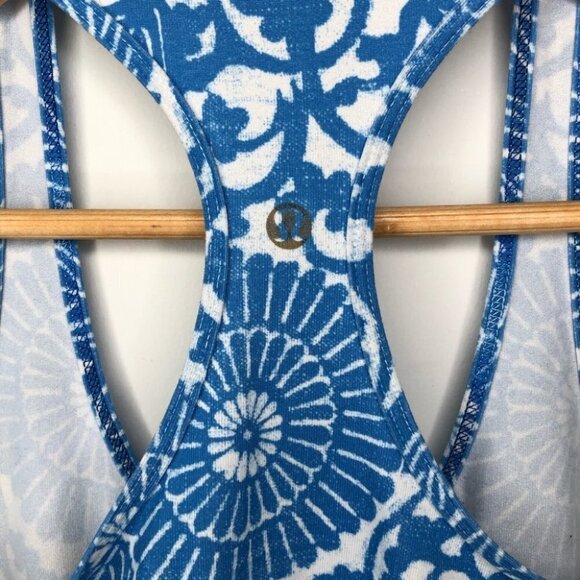 LULULEMON Cool Racerback Tank Beachy Floral W1213S - Picture 6 of 6
